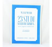 23 studi scelti dal "gradus ad parnassum". Pianoforte