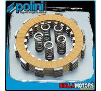 230.0012 KIT SERIE DISCHI FRIZIONE POLINI VALENTI RACING RME, SM (DERBI D50B)