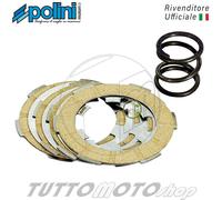 230.0013 SERIE 4 DISCHI FRIZIONE POLINI + MOLLA RINFORZATA VESPA 50 SPECIAL