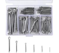 230 Pezzi Copiglie in Acciaio Inossidabile M1 M2 M2.5 M3 M4 M5 Coppiglie di Sicurezza Assortimento con Scatola Portaoggetti