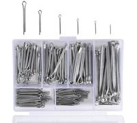 230 Pezzi Coppiglia Spaccate, M1 M2 M2.5 M3 M4 M5, Elevata durezza, Conservante, Assortimento Coppiglie Spaccate Cotter Pins, per Automobili, Meccanica, Officine, Artigianato da Giardino