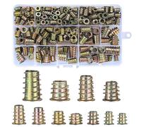 230 Pezzi Inserti Filettati Dado, Bussole Filettate M4/M5/M6/M8/M10 in Lega Di Z
