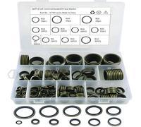 230 Pezzi Kit Assortimento Rondelle Paraolio M6 a M26 Rondella di Tenuta Olio Autocentrante Guarnizione Tappo di Scarico Olio Gomma Metallo