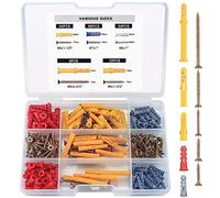 230 Pezzi Tasselli con Vite, Tasselli per Cartongesso con Viti a Testa Croce Autoperforanti, Tasselli per Cappotto Esterno, Mattoni, Cemento, Cartongesso (115 Tasselli Muro +115 Viti Cartongesso)