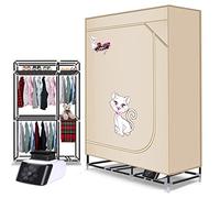 2300w/2400w Homeclothes Asciugatrice Pieghevole elettrica Stendibiancheria Grande capacità 50 kg Lavanderia bagnata per interni Armadio per asciugatura ad aria calda
