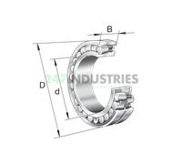 23034-E1A-XL-M-T52BW FAG 170 x 260 x 67 mm SPHERICAL ROLLER Rullo sferico