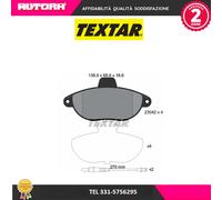 2304201 Kit pastiglie freno, Freno a disco anteriore (MARCA-TEXTAR)..