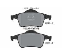 2307602 TEXTAR Kit pastiglie freno, Freno a disco per VOLVO