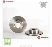 2309 Kit Coppia Dischi Freno Brembo Ant Per Renault Master Ii Pianale Piatto/Tel