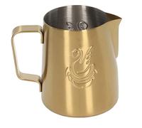 230ml Caraffa per Schiumare Latte, Acciaio Inossidabile con Manico Angolato, Brocca per Latte Olecrano Bianca - Design Antigoccia, Materiale Sicuro, Uso Professionale e Domestico (Aria)