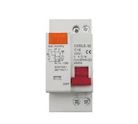 230V 1P+N Residual Current Circuit Breaker With Over And Short Current Leakage Protection RCBO MCB 6-63A MQXFCZUX(63A)