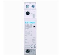 230V 20A, 2 NO, 2 POLI, CONTATTORE, TELERUTTORE, 1 MODULO, MONTAGGIO SU GUIDA DIN, 2 CONTATTI NORMALMENTE APERTI, BOBINA 220V 240V AC