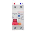 230V 50/60 HZ RCBO MCB 30mA Residual Current Circuit Breaker With Over Current And Leakage Protection 6/10/16/20/25/32/40 A AUOQKQUT(6A)