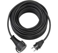 Brennenstuhl - Prolunga con spina con protezione dei contatti e coperchio protettivo, 5 m, colore: Nero