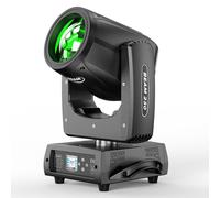 230W 7R LED Moving Heads, DMX512 Disco Stage Spot Beam with 24 Prism 4 Modes Control Light Party for Wedding DJ Party Live Band Show (1 Piece)