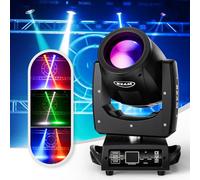 230W 7R LED Teste Mobili, dmx512 Discoteca Palcoscenico Spot Beam con 24 Prisma 4 Modalità di Controllo Luce Party per Matrimonio DJ Party Live Band Mostra (1 pezzo)