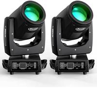 230W 7R LED Teste Mobili, dmx512 Discoteca Palcoscenico Spot Beam con 24 Prisma 4 Modalità di Controllo Luce Party per Matrimonio DJ Party Live Band Mostra (2 pezzo)