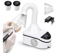 230W Aspiratore Polvere Unghie e Dentale con Touch Screen e LED.Regolazione a 3 velocità per adattare l'aspirazione alle diverse esigenze.Ideale per saloni di bellezza e laboratori odontotecnici.