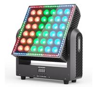 230W Testa Mobile per Palcoscenico, 36 LED RGBW + 96 LED RGB Luce DMX512 con 104 Effetti Preprogrammati, Luce DJ Attivata dal Suono 9/19/110CH, per Feste Matrimoni Club e Bar