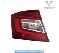 23122MLV Faro Gruppo Ottico Posteriore Dx Destro per Skoda FABIA 2015/01>2018/08