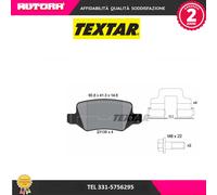 Pastiglie freno 2313803 TEXTAR per MERCEDES-BENZ VANEO CLASSE A