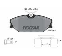 2317203 TEXTAR Kit pastiglie freno, Freno a disco per RENAULT