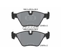 2318302 TEXTAR Kit pastiglie freno, Freno a disco per BMW,MG,ROVER,WIESMANN