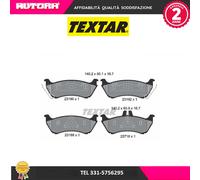 2319002 Kit pastiglie freno, Freno a disco posteriore (MARCA TEXTAR)A..