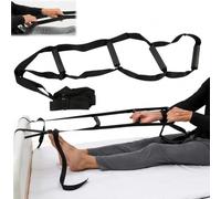 232 x 18 cm, scaletta da letto regolabile, con manici in gomma antiscivolo e dita, supporto per anziani, malati e disabili durante il sollevamento dal letto, portatile, robusta e pieghevole