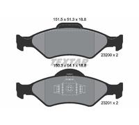 2320001 TEXTAR Kit pastiglie freno, Freno a disco per FORD,FORD AUSTRALIA,MAZDA
