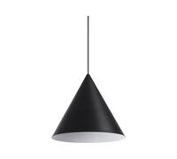 Sospensione Industrial-Minimal A-Line Metallo Nero 1 Luce E27