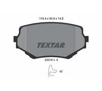2331401 TEXTAR Kit pastiglie freno, Freno a disco per SUZUKI