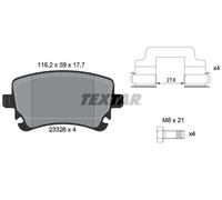 2332601 Kit pastiglie freno, Freno a disco Textar