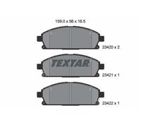 2342001 TEXTAR Kit pastiglie freno, Freno a disco per ACURA,DONGFENG (DFAC),HOND