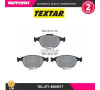 Pastiglie freno 2344004 TEXTAR per FORD FOCUS I Turnier TRANSIT CONNECT FOCUS I