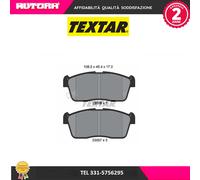 TEXTAR 2350801 Kit pastiglie freni