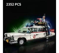 2352PCS ECTO-1 Ghostbusters Creativo Veicolo Building Block Compatibile con Mattoni Giocattolo Modello di Auto Kit di Auto per Adulti Regalo
