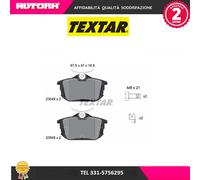 2354901 Kit pastiglie freno, Freno a disco posteriore (MARCA-TEXTAR)..