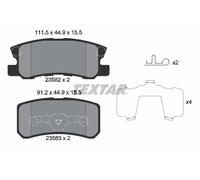 2358202 TEXTAR Kit pastiglie freno, Freno a disco per BAIC,BAIC WEIWANG,CHRYSLER