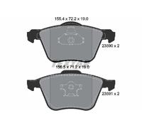 2359001 TEXTAR Kit pastiglie freno, Freno a disco per VOLVO