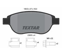 2360001 Kit pastiglie freno, Freno a disco Textar