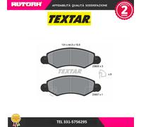 Set di pastiglie freno TEXTAR 2360501, anteriore