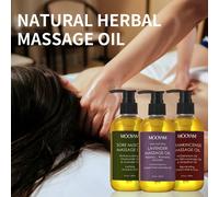 236ml Olio da massaggio corpo alla lavanda e incenso, essenza erboristica lenitiva per dolori muscolari, olio da massaggio rilassante e attivante, 8 Fl Oz Polipropilene