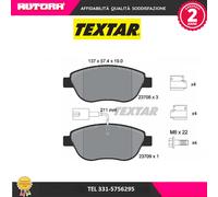 2370802 Kit pastiglie freno, Freno a disco anteriore (MARCA TEXTAR)..