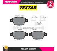 KIT PASTIGLIE FRENO POST TEXTAR FIAT BRAVO II 1.6 D MJT 66KW 08>14 2371403