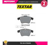 Set di pastiglie freno TEXTAR 2374901, anteriore