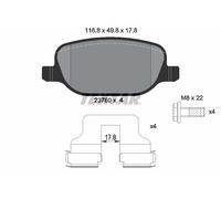 2376002 Kit pastiglie freno, Freno a disco Textar