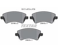 2376601 TEXTAR Kit pastiglie freno, Freno a disco per TOYOTA
