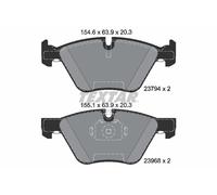 2379401 TEXTAR Kit pastiglie freno, Freno a disco per ,BMW