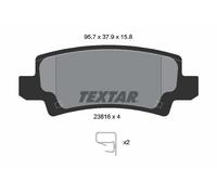 2381601 TEXTAR Kit pastiglie freno, Freno a disco per TOYOTA